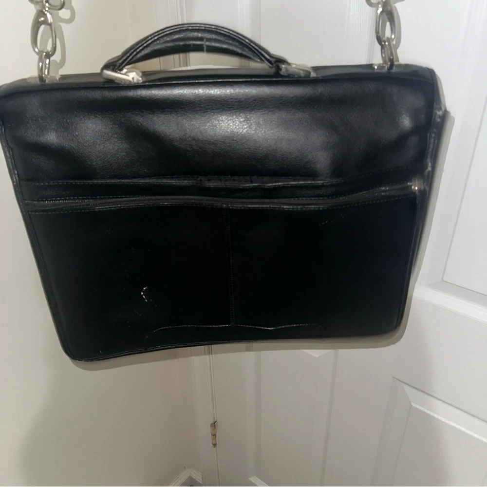 Samsonite Black Leather Men's Briefcase